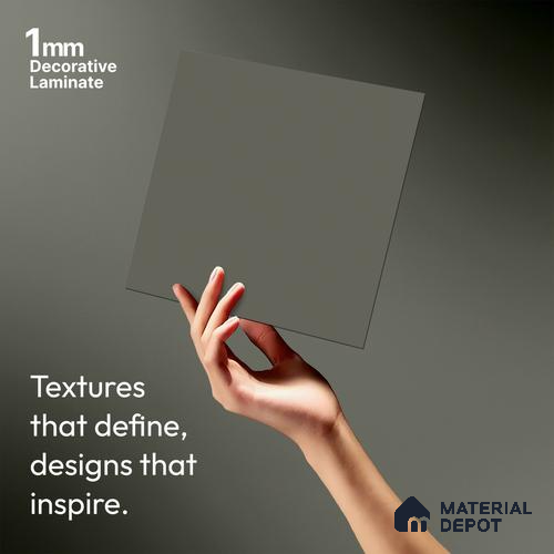 LM 01345 Sheer 8 ft x 4 ft Super Matte Finish Decorative Laminate - 1 mm  | Suitable for Living Room, Kitchen, Office