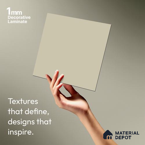 LM 01352 Mysore Ivory 8 ft x 4 ft Super Matte Finish Decorative Laminate - 1 mm  | Suitable for Living Room, Kitchen, Office