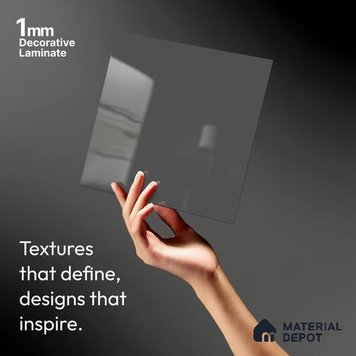 LM 01360 8 ft x 4 ft High Gloss Finish Decorative Laminate - 1 mm | Suitable for Living Room, Kitchen, Office
