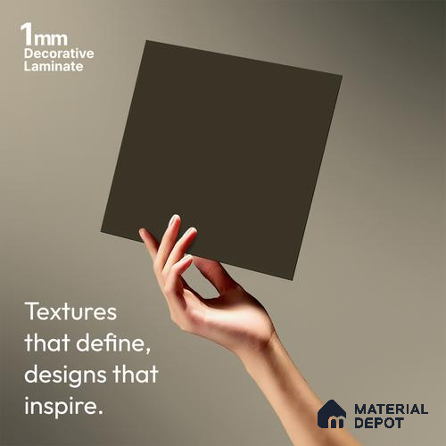 Solid Colors Look LM 19240 Llama Wool 8 ft x 4 ft Matte Finish Decorative Laminate - 1 mm | Suitable for Living Room, Kitchen, Office