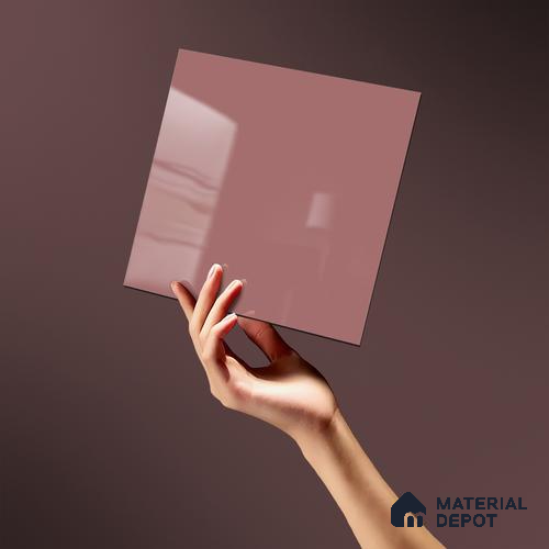 LM 19427 Roxburghii Solid Color Glossy Finish 8 ft x 4 ft Decorative Laminate - 1 mm | Suitable for Living Room, Kitchen, Office