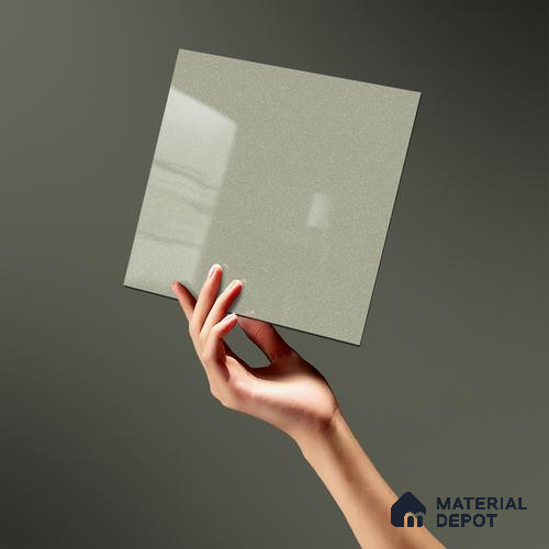 LM 19468 Lead Grey Metallic High Gloss Finish 8 ft x 4 ft Decorative Laminate - 1 mm | Suitable for TV Unit, Wardrobe, Kitchen Cabinets
