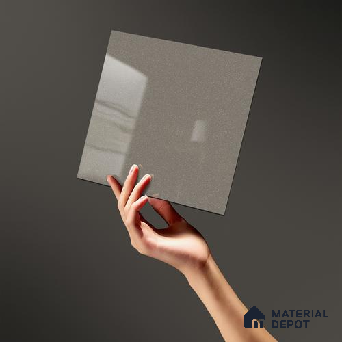 LM 19469 Slate Shade Metallic High Gloss Finish 8 ft x 4 ft Decorative Laminate - 1 mm | Suitable for TV Unit, Wardrobe, Kitchen Cabinets