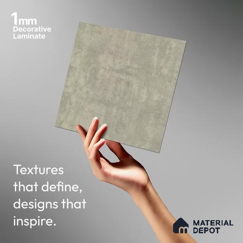 LM 01776 Maldives Encaustic 8 ft x 4 ft Moroccan Rust Finish Decorative Laminate - 1 mm | Suitable for TV Unit, Wardrobe, Kitchen Cabinets