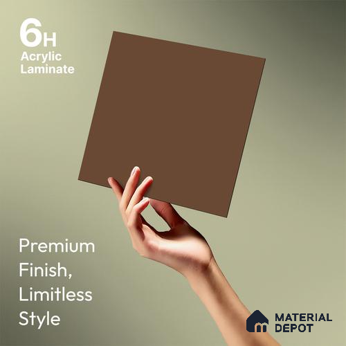 TR 1143 8 ft x 4 ft Zero Matte Finish Acrylic Laminate - 1.5 mm | Suitable for Living Room, Kitchen, Office