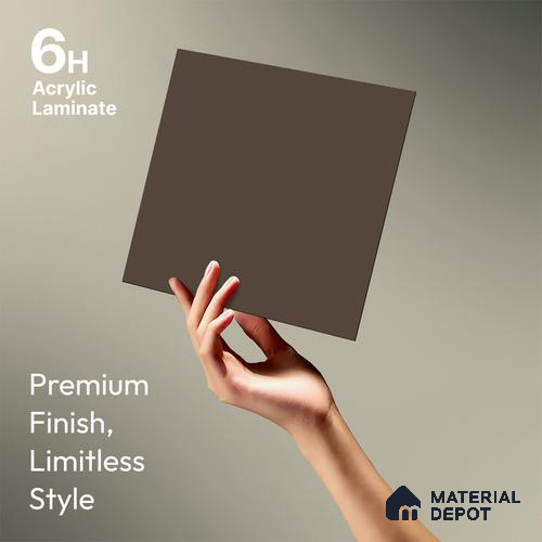 TR 1135 8 ft x 4 ft Zero Matte Finish Acrylic Laminate - 1.5 mm | Suitable for Living Room, Kitchen, Office