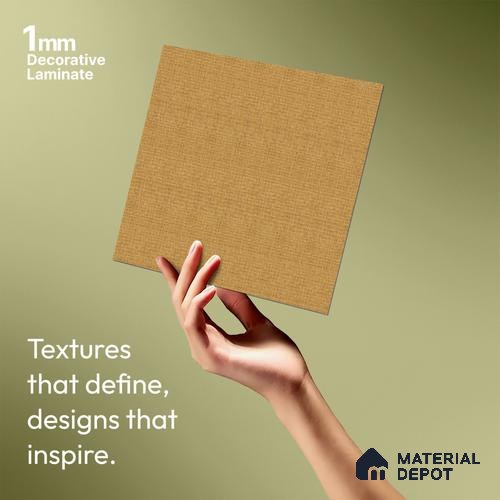 Patterned Look Cane 1 8 ft x 4 ft Texture Finish Decorative Laminate - 1 mm | Suitable for Bedroom, TV Unit, Wardrobe