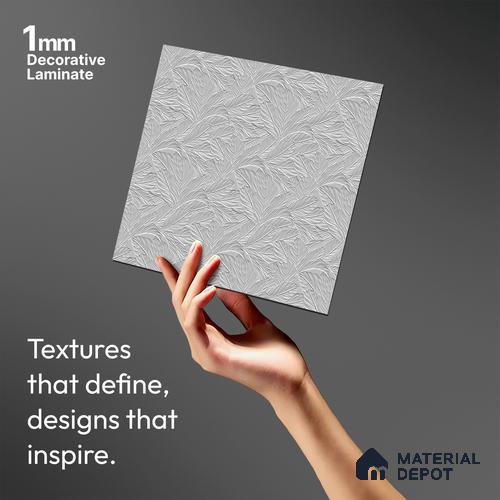 Patterned Look LM 06175 8 ft x 4 ft Texture Finish Decorative Laminate - 1 mm | Suitable for Bedroom, TV Unit, Wardrobe