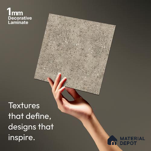 Stone Look LM 06178 8 ft x 4 ft Texture Finish Decorative Laminate - 1 mm | Suitable for TV Unit, Wardrobe, Kitchen Cabinets