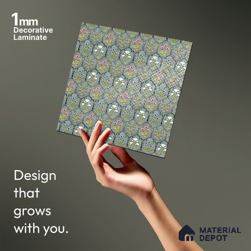 Patterned Look LM 21330 8 ft x 4 ft Texture Finish Decorative Laminate - 1 mm | Suitable for Bedroom, TV Unit, Wardrobe