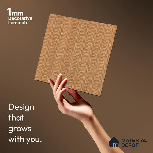 Patterned Look LM 21332 8 ft x 4 ft Texture Finish Decorative Laminate - 1 mm | Suitable for Bedroom, TV Unit, Wardrobe