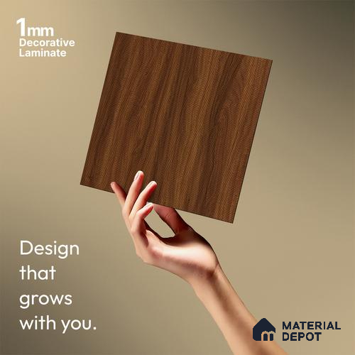 Patterned Look LM 21336 8 ft x 4 ft Texture Finish Decorative Laminate - 1 mm | Suitable for Bedroom, TV Unit, Wardrobe