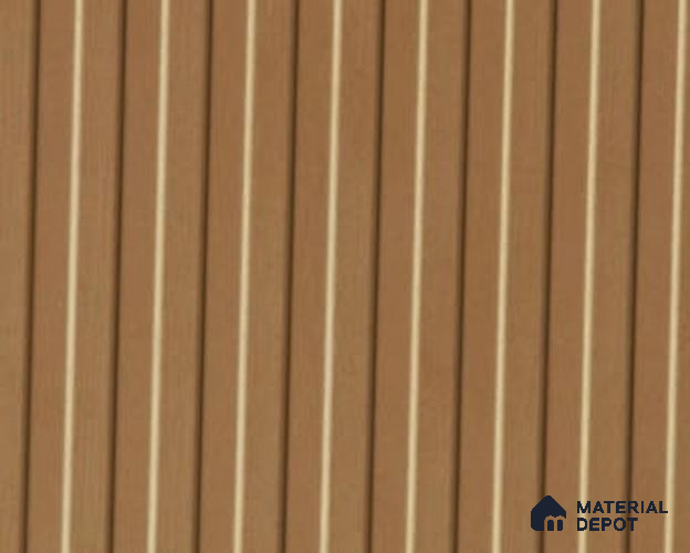LB 3165 Ginger Bread Brown Texture Finish Decorative Laminate | Suitable for interior applications in Kitchen Cabinates, Furniture, Wardrobe - 1.5 mm