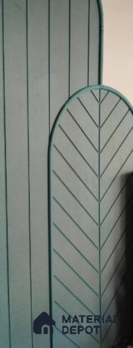Leaf Pattern CNC Made HDHMR Panel 8 ft x 4 ft - 17 mm