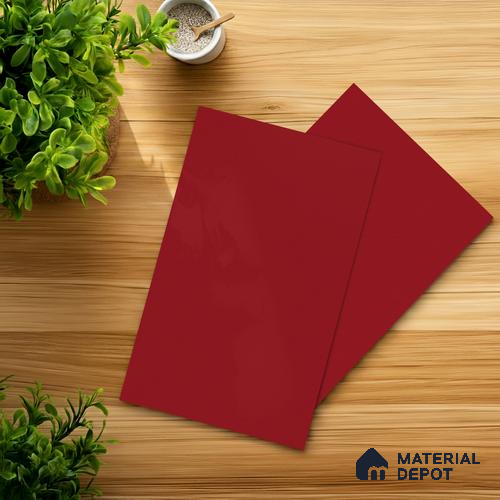 LM 01516 Tangerine 8 ft x 4 ft Suede Finish Decorative Laminate - 1 mm  | Suitable for Living Room, Kitchen, Office