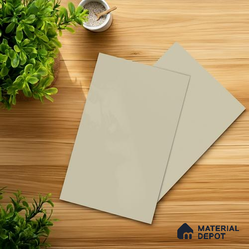 LM 19174 Mysore Ivory 8 ft x 4 ft Suede Finish Decorative Laminate - 1 mm  | Suitable for Living Room, Kitchen, Office
