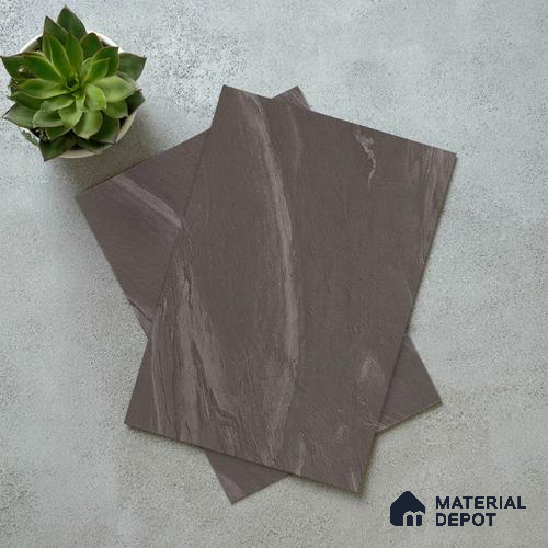 Stone Look LM 19297 Grey Carrara 8 ft x 4 ft Texture Finish Decorative Laminate - 1 mm | Suitable for TV Unit, Wardrobe, Kitchen Cabinets