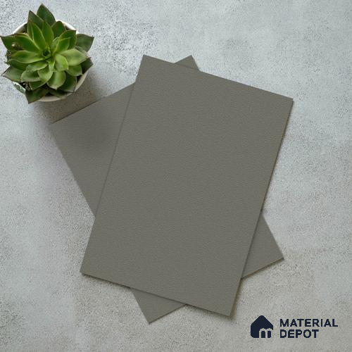 LM 21059 D Steelmist Grey Solid Color Suede Finish 8 ft x 4 ft Decorative Laminate - 1 mm | Suitable for Living Room, Kitchen, Office