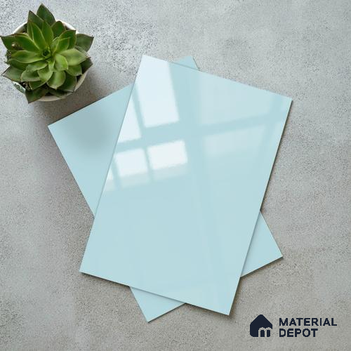 LM 21062 D Seawyn Solid Color Glossy Finish 8 ft x 4 ft Decorative Laminate - 1 mm | Suitable for Living Room, Kitchen, Office