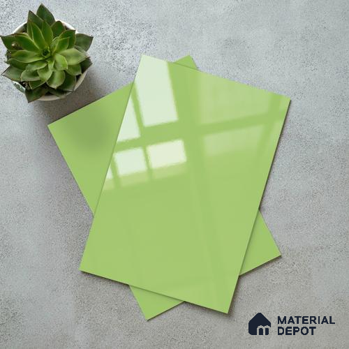 LM 21063 F Pistara Solid Color Glossy Finish 8 ft x 4 ft Decorative Laminate - 1 mm | Suitable for Living Room, Kitchen, Office