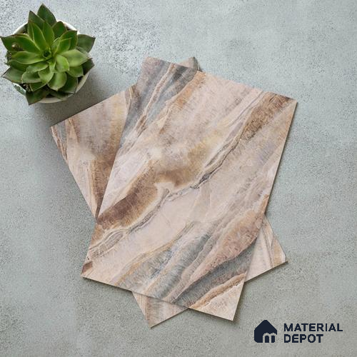 LM 21109 D Dunesone Drift Marble High Gloss Finish 8 ft x 4 ft Decorative Laminate - 1 mm | Suitable for TV Unit, Wardrobe, Kitchen Cabinets