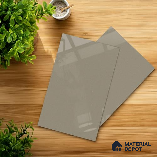 LM 21547 Sandy Beige 8ft x 4ft High Gloss Finish Decorative Laminate - 1 mm | Suitable for TV Unit, Wardrobe, Kitchen Cabinets