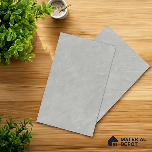Stone Look LM 21549 Silver Venetion 8ft x 4ft Texture Finish Decorative Laminate - 1 mm | Suitable for TV Unit, Wardrobe, Kitchen Cabinets
