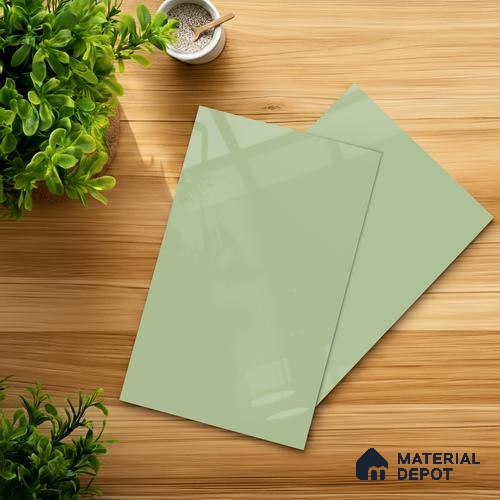 GA 4023 8 ft x 4 ft High Gloss Finish 6H Antiscratch Acrylic Laminate - 1.5 mm | Suitable for Living Room, Kitchen, Office | Matching Edgeband Code EB 4023