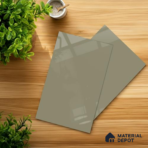 GA 4036 8 ft x 4 ft High Gloss Finish 6H Antiscratch Acrylic Laminate - 1.5 mm | Suitable for Living Room, Kitchen, Office | Matching Edgeband Code EB 4036