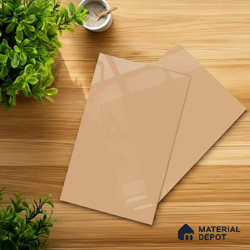 GA 4038 8 ft x 4 ft High Gloss Finish 6H Antiscratch Acrylic Laminate - 1.5 mm | Suitable for Living Room, Kitchen, Office | Matching Edgeband Code EB 4038