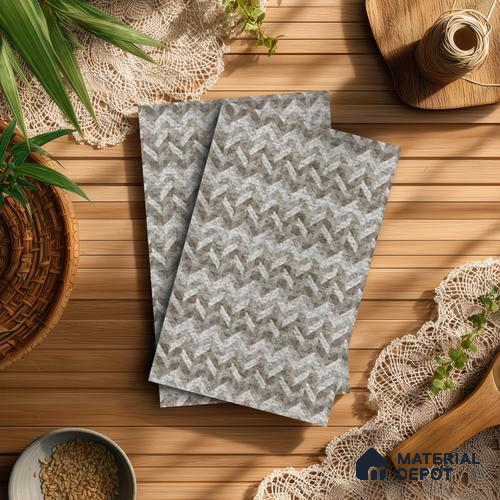 Brown Digital, Fabric Look LM 23625 8 ft x 4 ft Texture Finish Decorative Laminate - 1 mm | Suitable for TV Unit, Wardrobe, Kitchen Cabinets