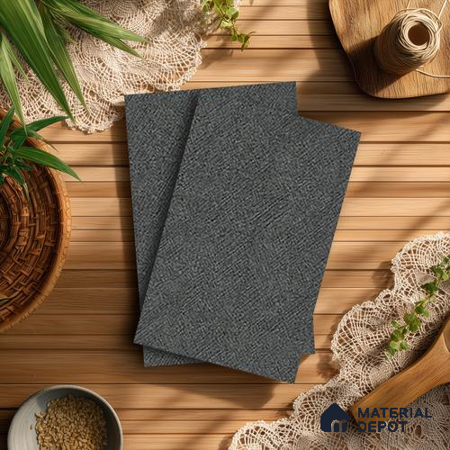 Black Cement Look LM 13883 8 ft x 4 ft High Gloss Finish Decorative Laminate - 1 mm | Suitable for TV Unit, Wardrobe, Kitchen Cabinets
