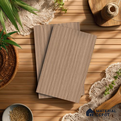 Wooden Fluted LM 21419 8 ft x 4 ft Texture Finish Decorative Laminate - 1 mm | Suitable for TV Unit,Wardrobe, Kitchen Cabinets
