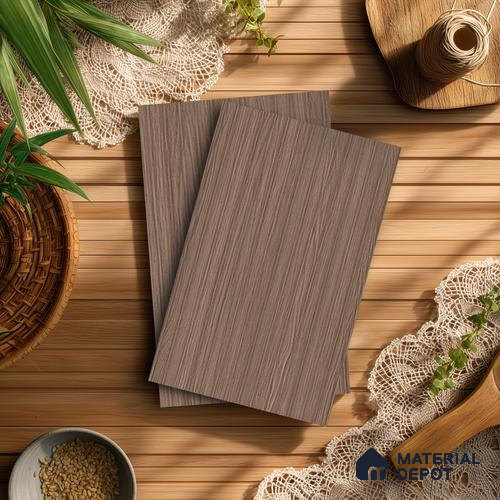 Wooden Fluted LM 21420 8 ft x 4 ft Texture Finish Decorative Laminate - 1 mm | Suitable for TV Unit,Wardrobe, Kitchen Cabinets