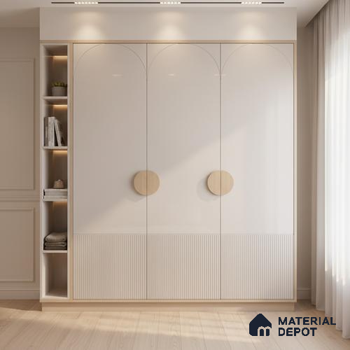 Ferrero 1C 01506 Blush Haze 8 ft x 4 ft High Gloss Finish 6H Anti Scratch Acrylic Laminate - 1.5 mm | Suitable for Living Room, Kitchen, Office