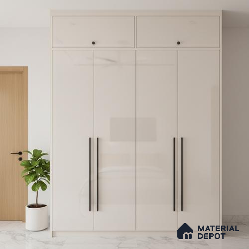 Ferrero 1C 01515 Gentle Blossom 8 ft x 4 ft High Gloss Finish 6H Anti Scratch Acrylic Laminate - 1.5 mm | Suitable for Living Room, Kitchen, Office