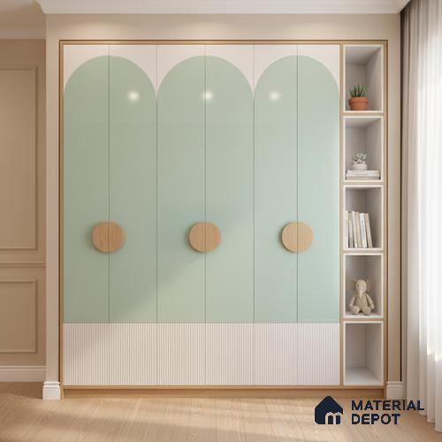 Ferrero 1C 01518 Garden Glow 8 ft x 4 ft High Gloss Finish 6H Anti Scratch Acrylic Laminate - 1.5 mm | Suitable for Living Room, Kitchen, Office