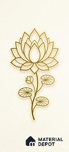 Lotus Duco Paintable 4 ft x 3 ft CNC Made HDHMR Panel - 25 mm (4 feet height * 3 feet length)