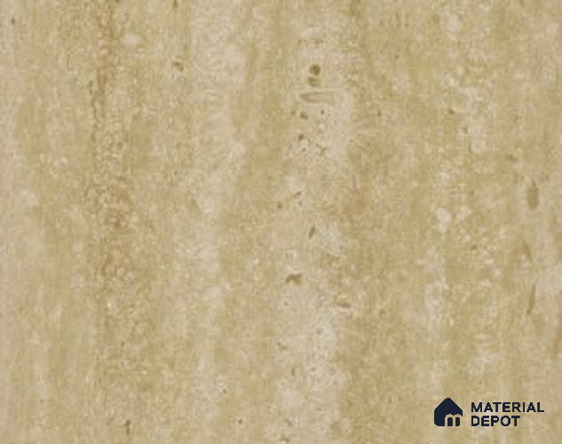 Stone Look LU 5813 Classic Romano Brown Glossy Finish Decorative Laminate | Suitable for interior applications in Kitchen Cabinates, Furniture, Wardrobe - 1 mm
