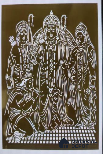 Duco Paintable Lord Ram 8 ft x 4 ft CNC Made MDF Panel - 11 mm