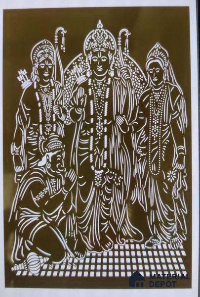 Duco Paintable Lord Ram 8 ft x 4 ft CNC Made MDF Panel - 11 mm