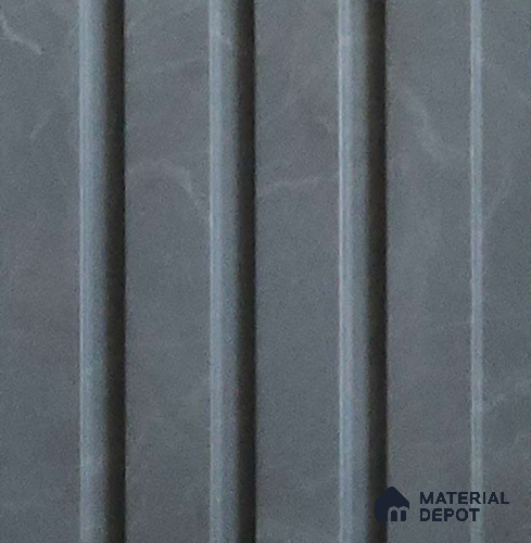 Grey Marble Look Charcoal Louver/Panel 10 ft x 5 inch - 6 mm | Ideal for Feature Wall, Living Room, Bedroom, Home, TV Unit | PN 07095