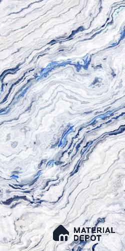 White Marble Look LM 22281 8 ft x 4 ft Texture Finish Decorative Laminate - 1 mm | Suitable for TV Unit, Wardrobe, Kitchen Cabinets