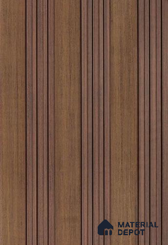 Brown Patterned Look PN 06519 8 ft x 1 ft Charcoal Panel/Louver - 6 mm