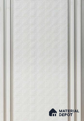 White Patterned Look PN 06526 8 ft x 1 ft Charcoal Panel/Louver - 6 mm