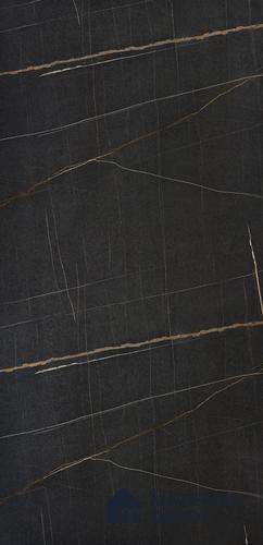 Black Marble Look LM 22039 8 ft x 4 ft Texture Finish Decorative Laminate - 1 mm | Suitable for TV Unit, Wardrobe, Kitchen Cabinets