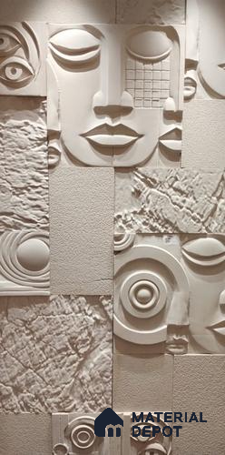 Relief Artwork 8 ft x 4 ft Duco Paintable CNC Made HDHMR - 30 mm