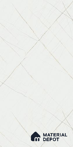 White Marble Look LM 22084 8 ft x 4 ft Texture Finish Decorative Laminate - 1 mm | Suitable for TV Unit, Wardrobe, Kitchen Cabinets