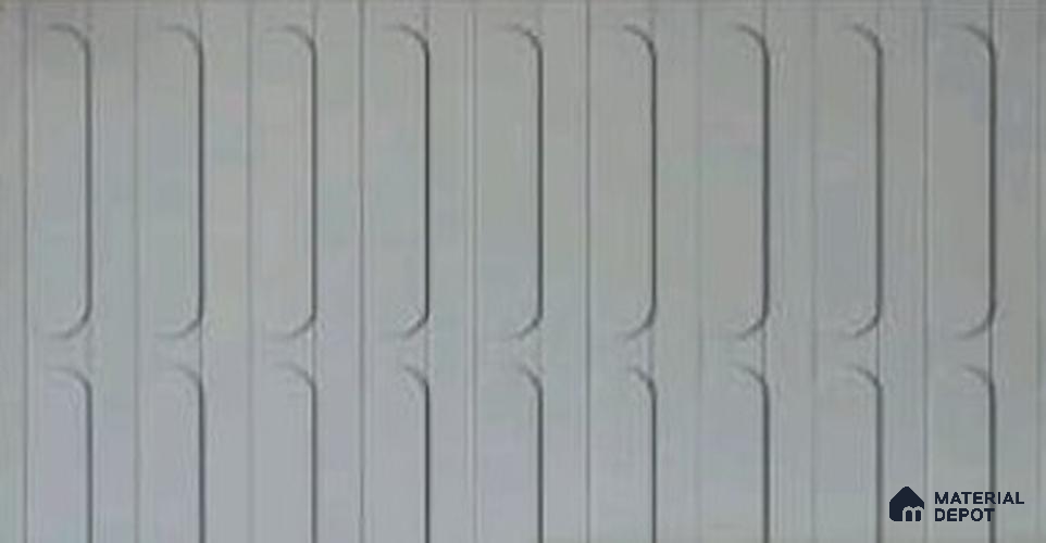 Duco Paintable Rounded Groove Pattern 8 ft x 4 ft CNC Made HDHMR - 12 mm