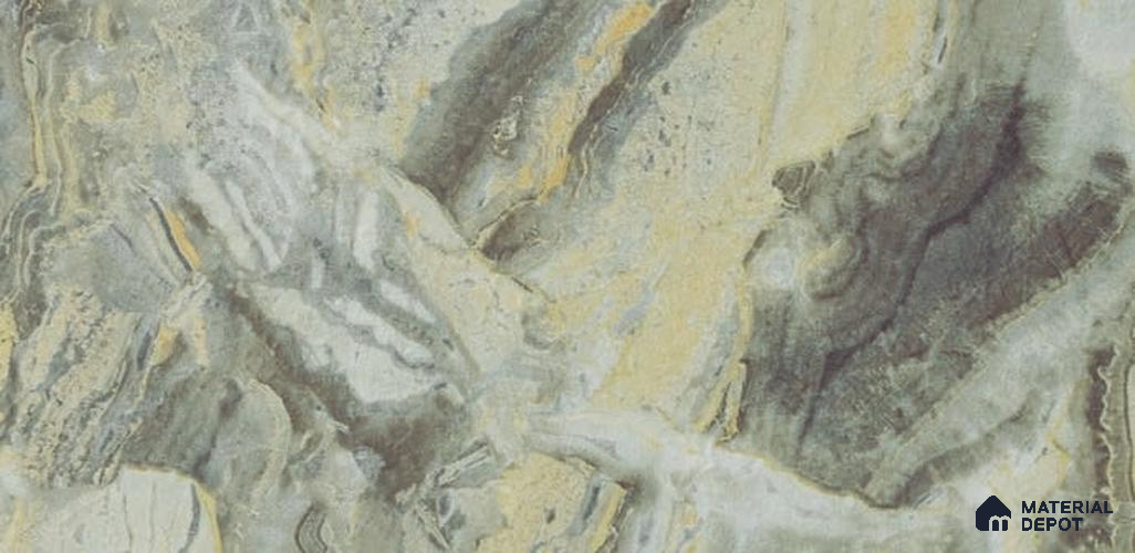 Stone Look SL 6808 Urban Quartzite Multi colour Texture Finish Decorative Laminate | Suitable for interior applications in Kitchen Cabinates, Furniture, Wardrobe - 1 mm